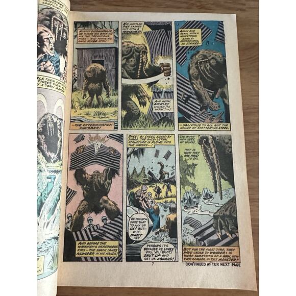 Marvel Comics, The Man-Thing #3 / Swamp Creature 1973 Good+ Vintage - Picture 5 of 6